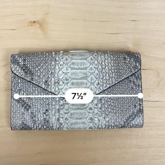 Python Snakeskin clutch - Picture 2 of 10